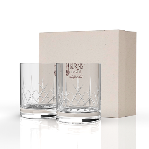 Burns Crystal Mauchline Whiskygläser 2 Exemplare
